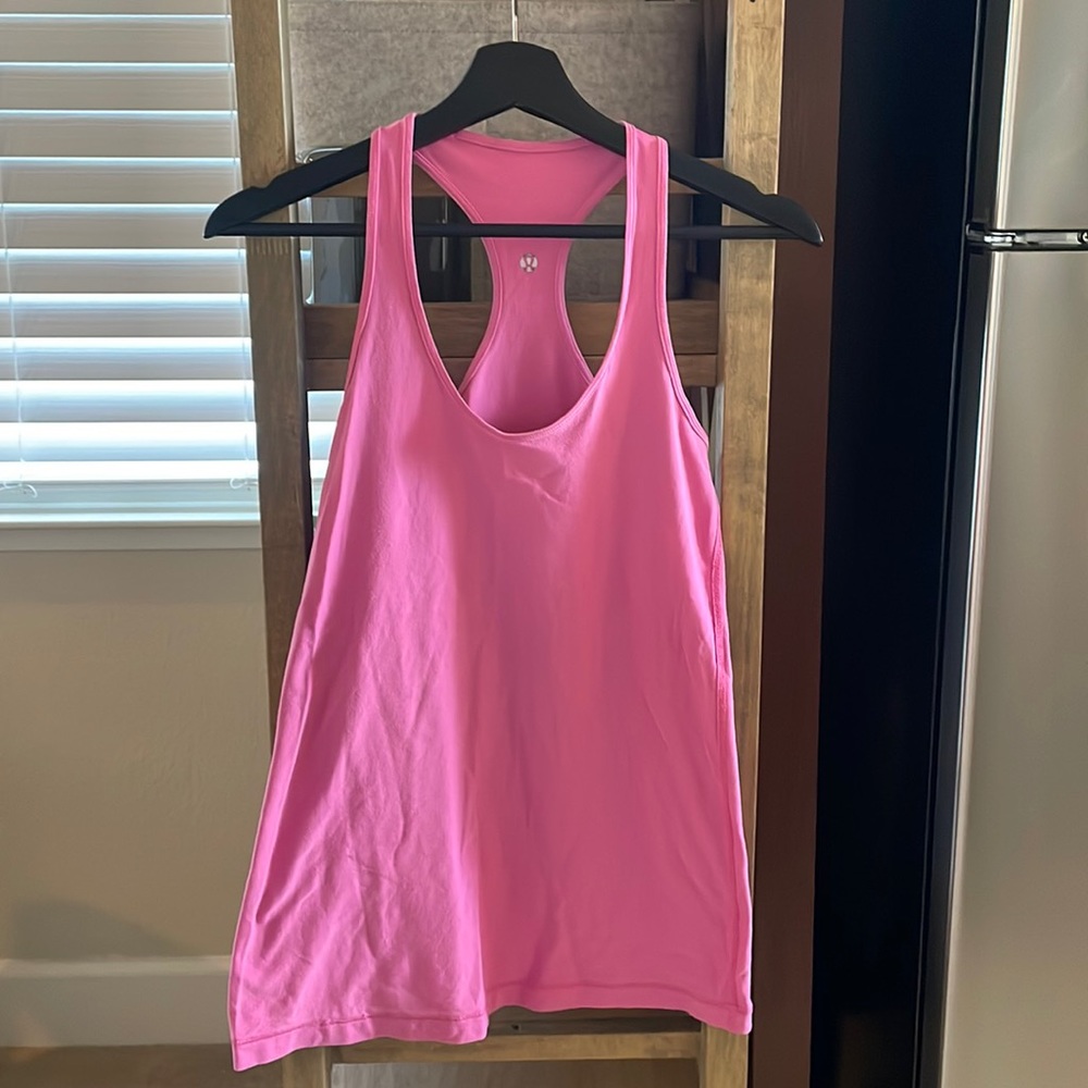 Bubblegum Pink Lululemon Racerback Tank (Size 8)
